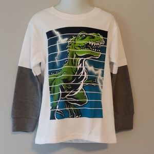 Boys long sleeve T Shirt White